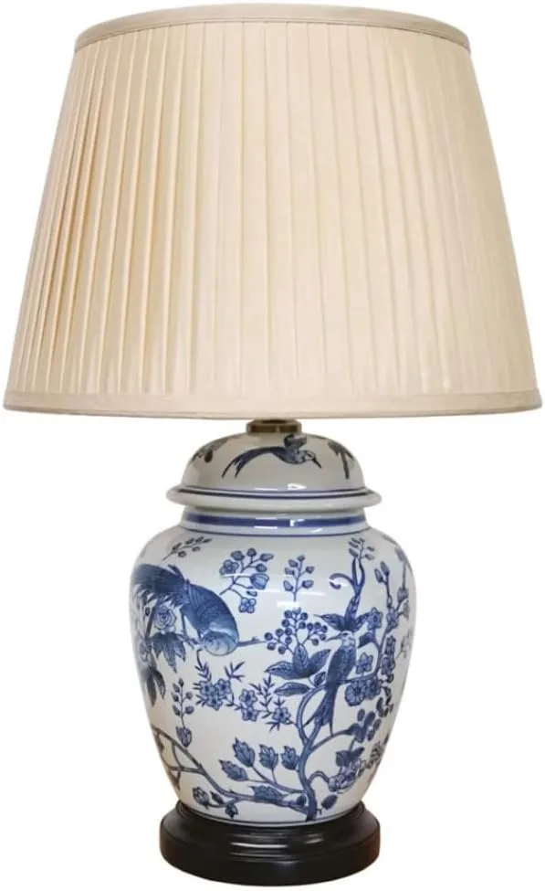 blue and white ginger-jar table lamp, variant - lighting comparison blog