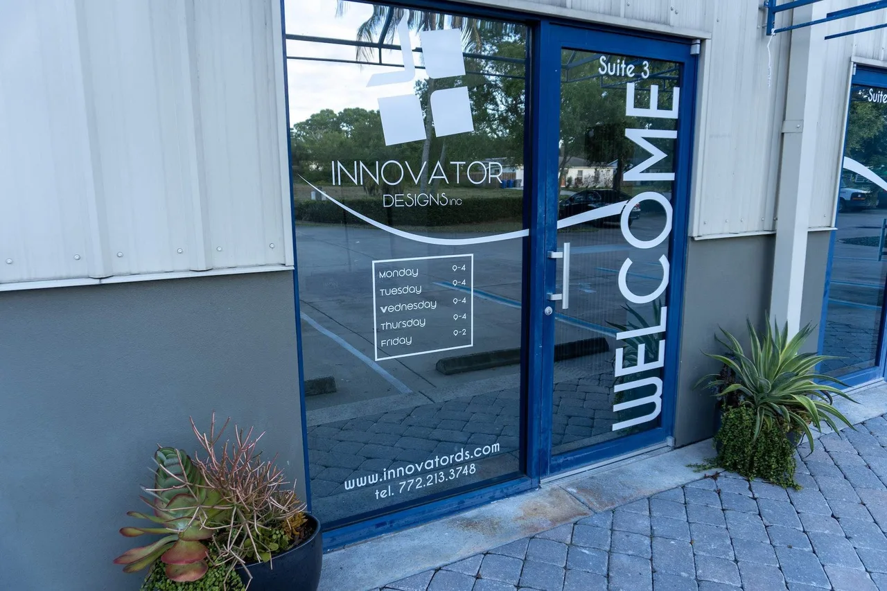 Front door entrance to Innovator Designs