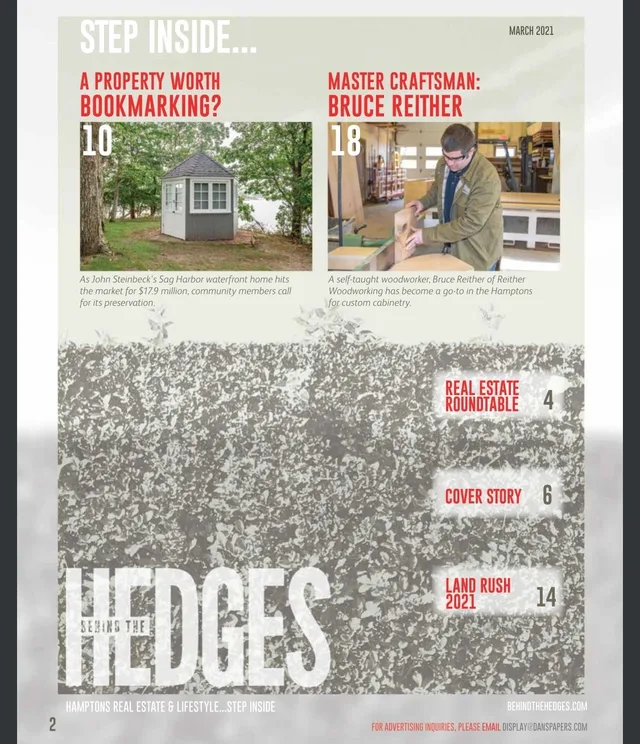 Hedges in Dan's Papers: Master Craftsman Bruce Reither