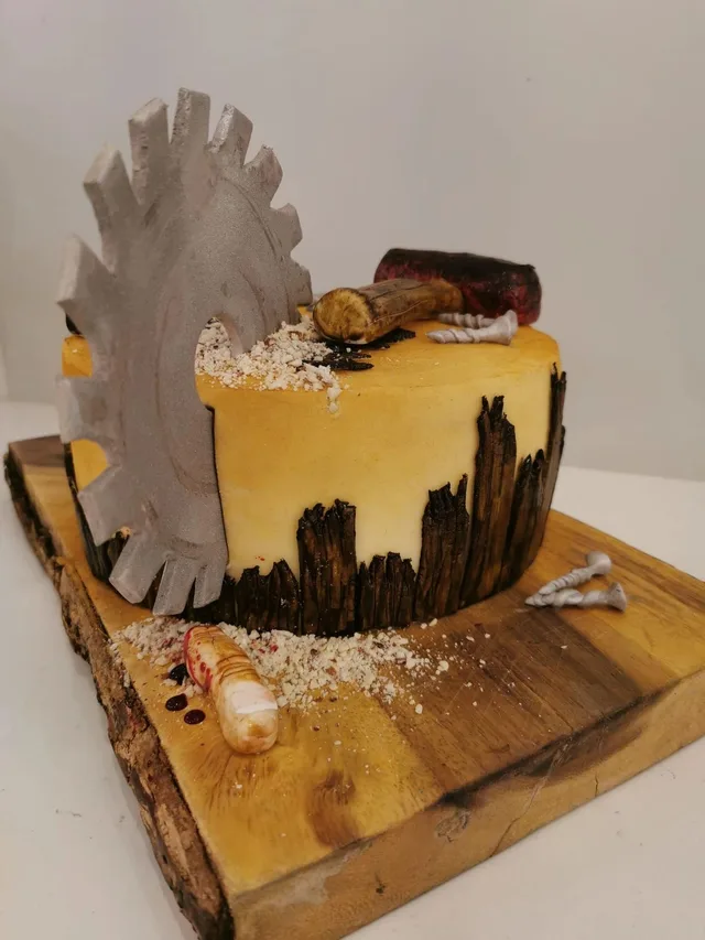 Reither Woodworking cake side