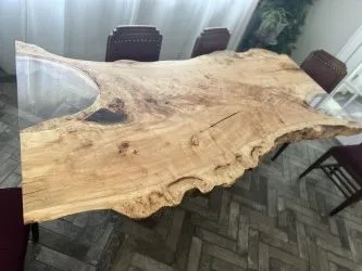tiny thumbnail; live-edge slab edge like #67, Custom Tables